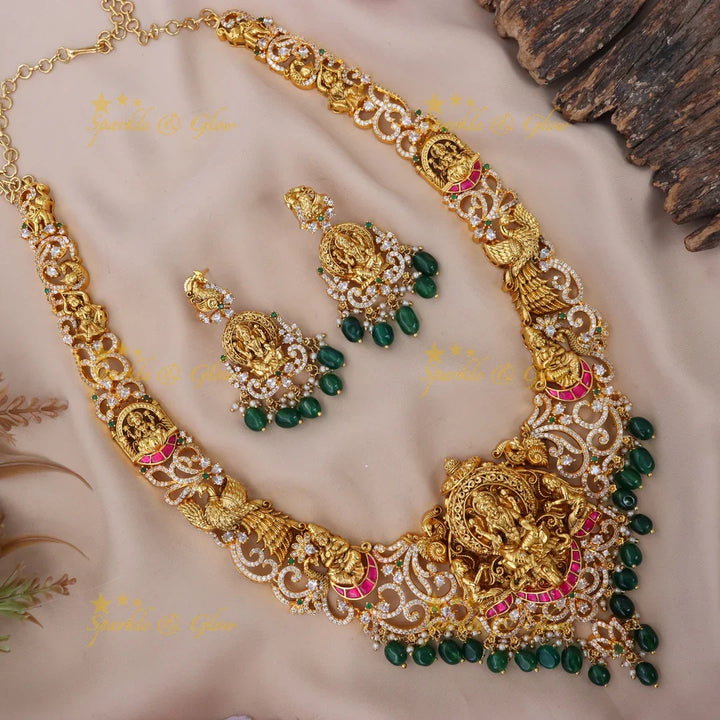 Premium Lakshmi Temple Necklace for Festive Elegance