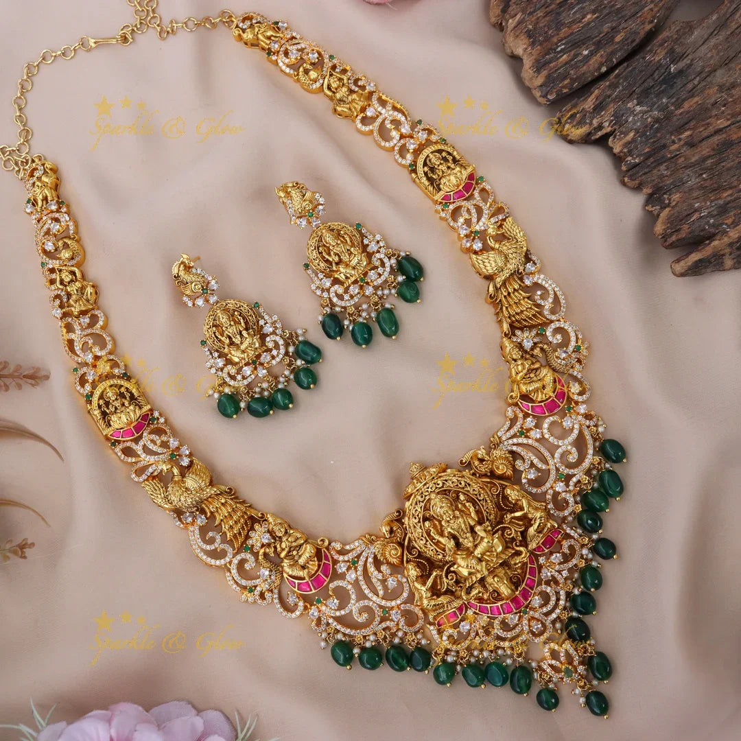 Premium Lakshmi Temple Necklace for Festive Elegance