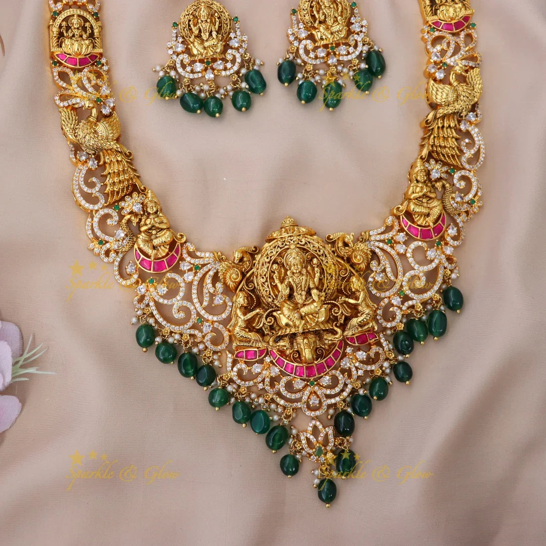 Premium Lakshmi Temple Necklace for Festive Elegance