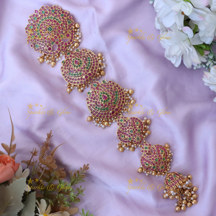 Exquisite Mango Floral Jadabilla Hair Accessory