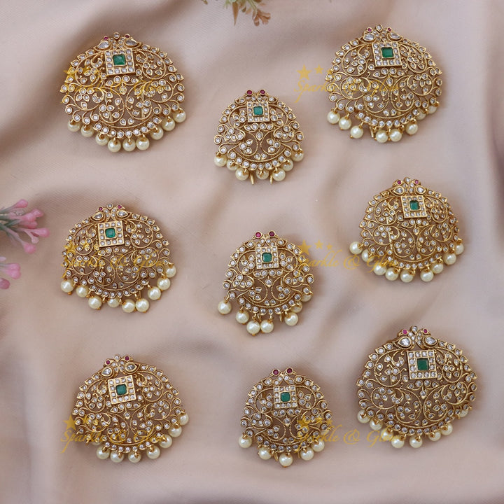 Radiant Peacock Jadabilla Set - Premium Wedding Collection