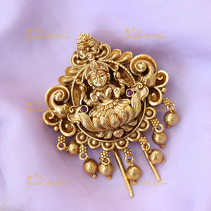 Exquisite Lakshmi Hairpin for Weddings & Festivals