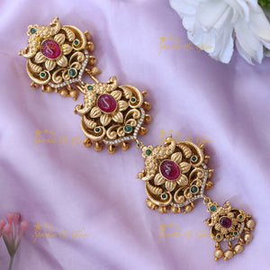 Exquisite Peacock Jadabilla Hair Accessory for Weddings