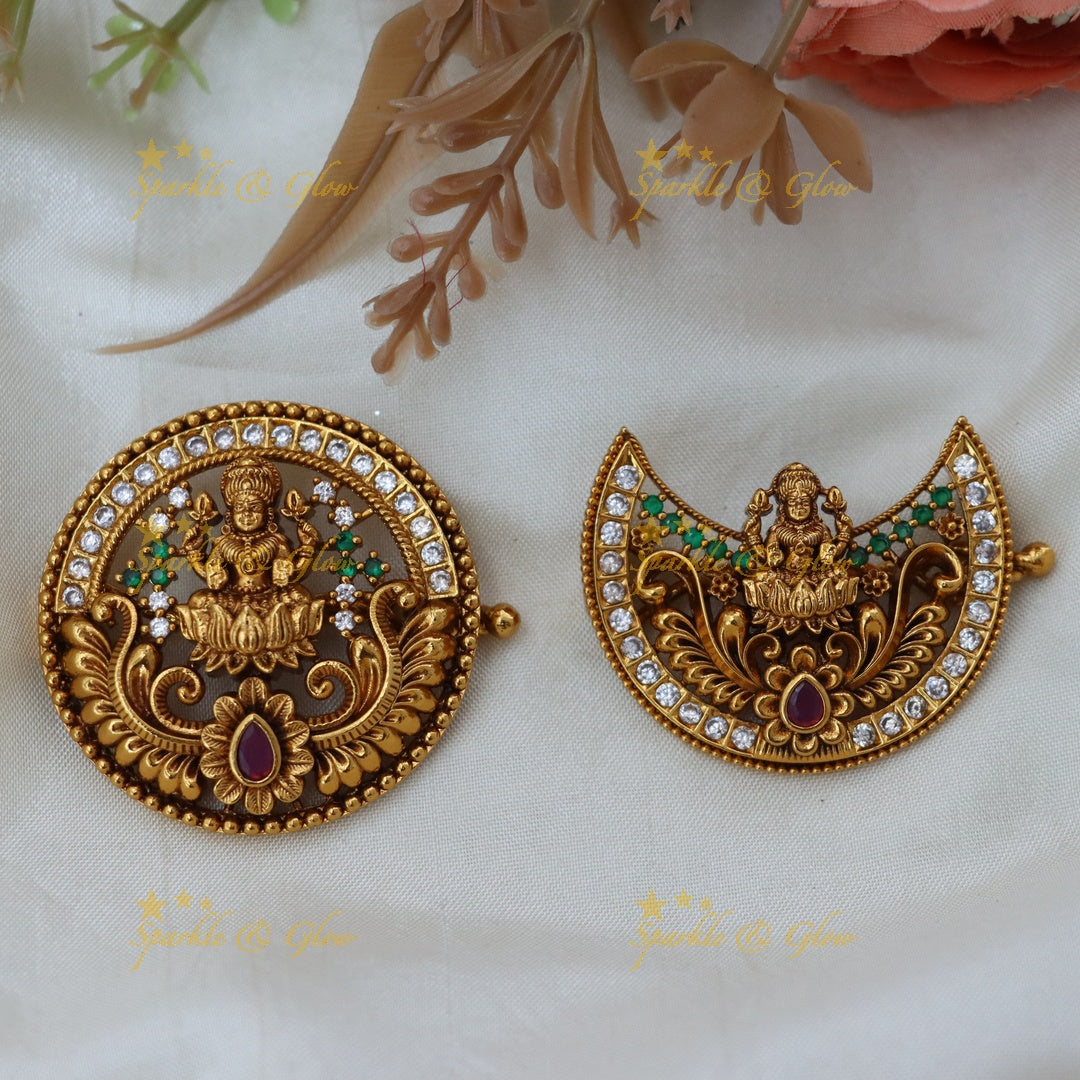 Exquisite Gold Temple Jadabilla Hair Ornaments