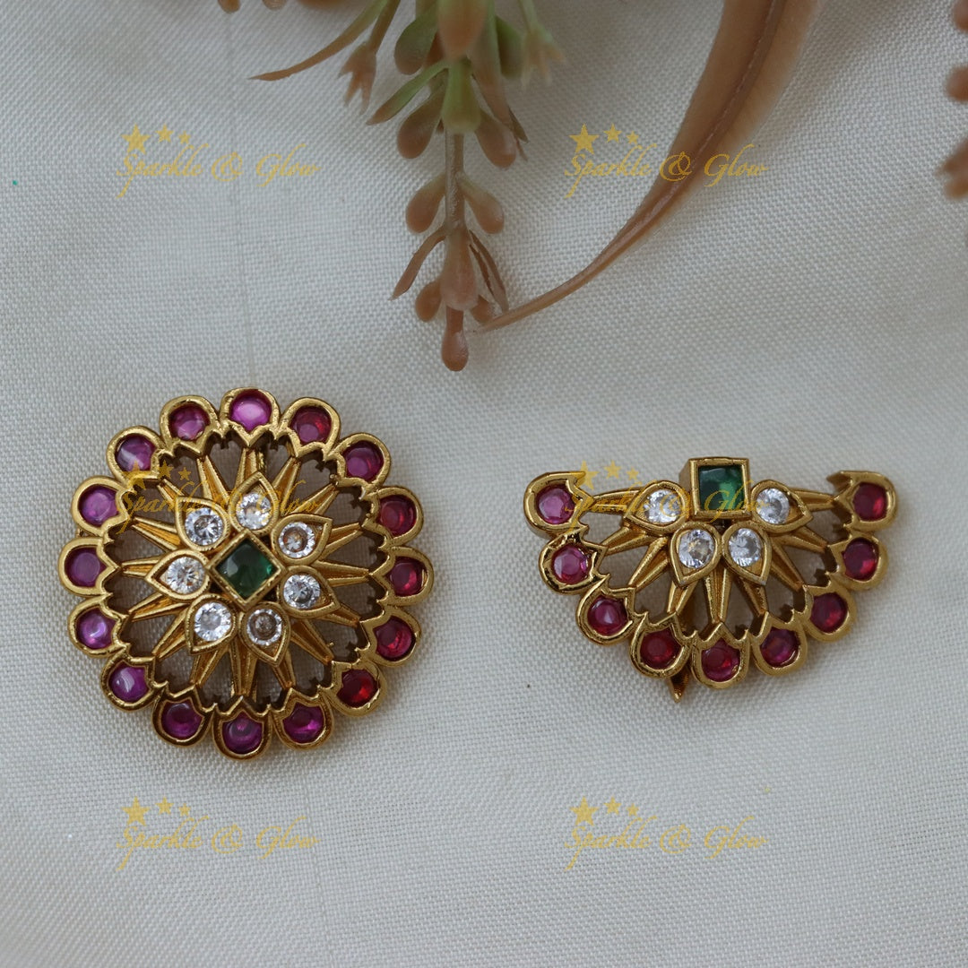 Exquisite Jadabilla Festive Gold Hair Ornament | Sparkle & Glow