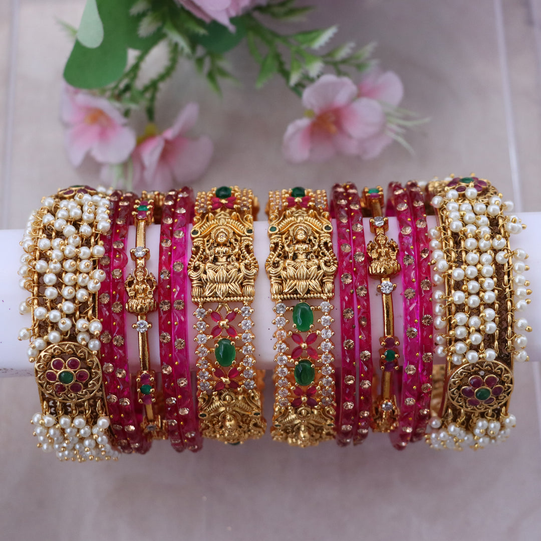 Lakshmi Kemp Bridal Bangle Set - Exquisite Indian Beauty