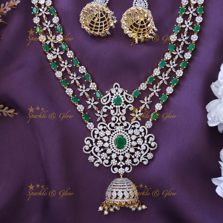 Exquisite Gold Long Necklace for Weddings & Festivals