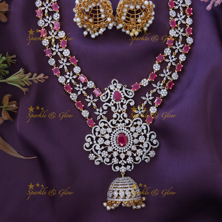 Exquisite Gold Long Necklace for Weddings & Festivals