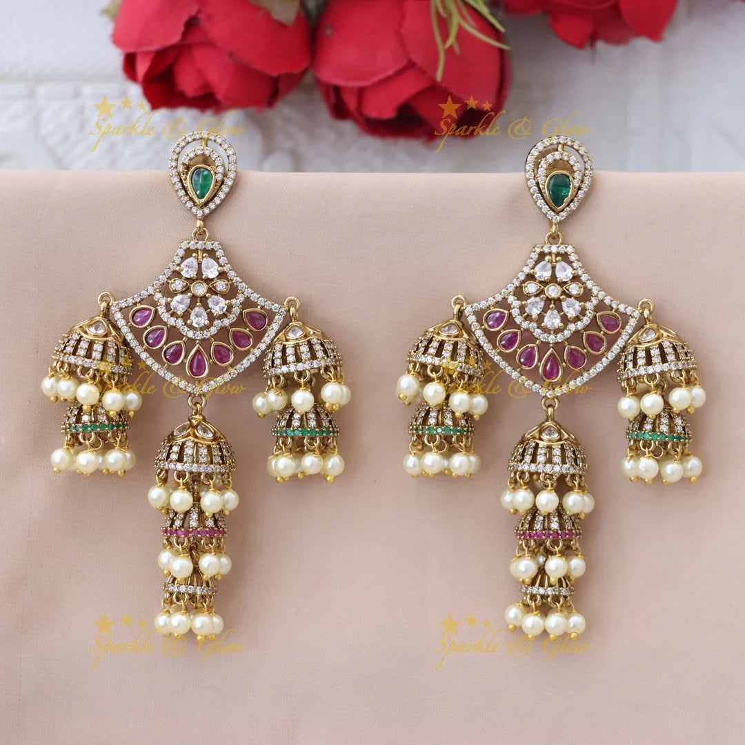 Exquisite Gold Jhumkas for Royal Occasions