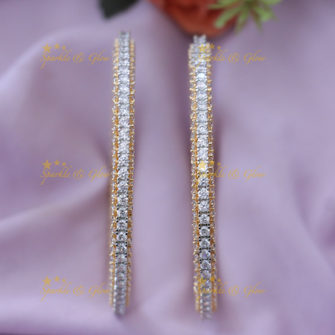 Exquisite Gold Wedding Bangle - Elegant Festive Wear