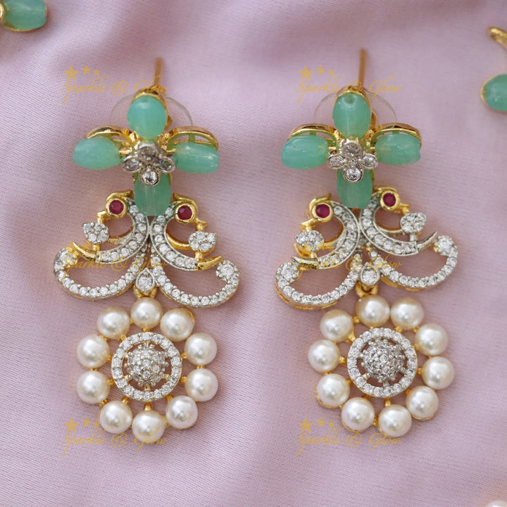 Elegant American Diamond Necklace for Festive Glam