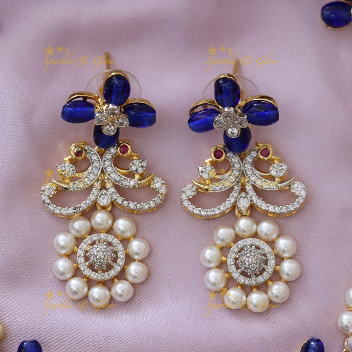 Elegant American Diamond Necklace for Festive Glam