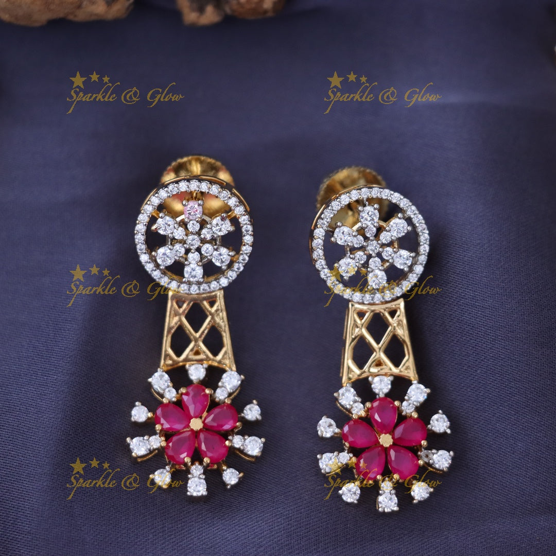 Elegant Gold Necklace & Earrings for Festive Occasions