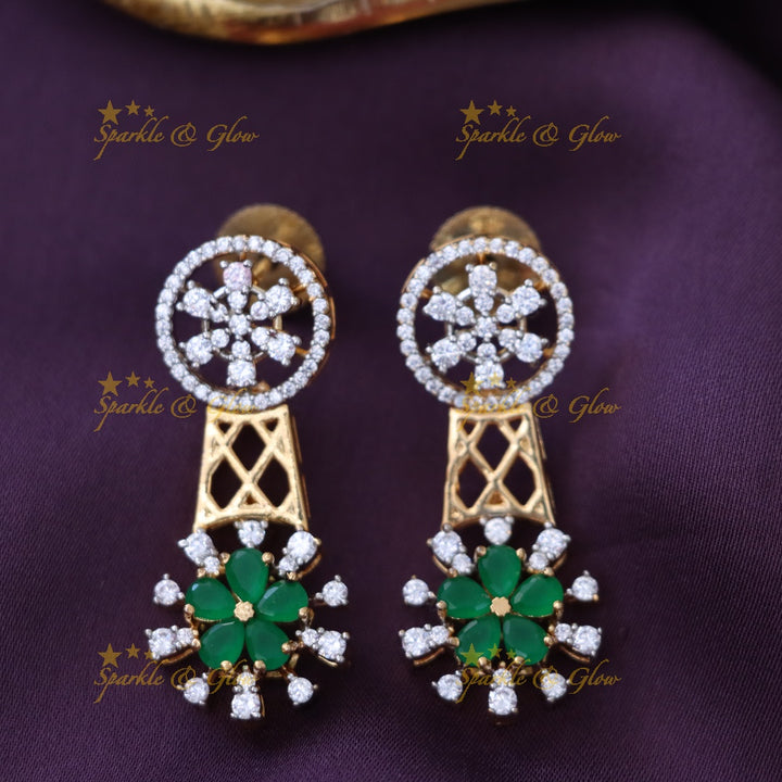 Elegant Gold Necklace & Earrings for Festive Occasions