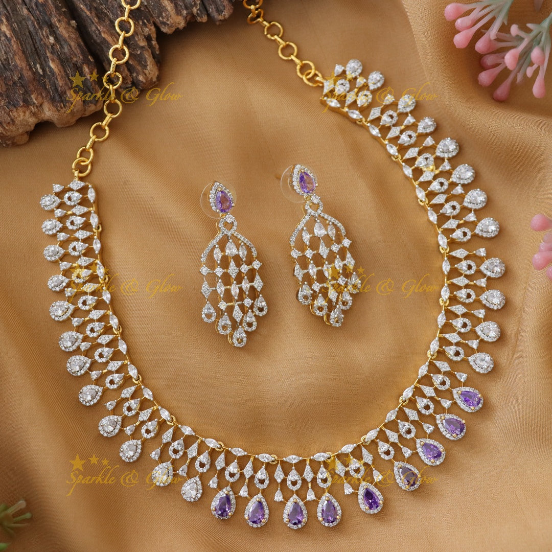 Elegant Gold-Plated Necklace for Festive Celebrations