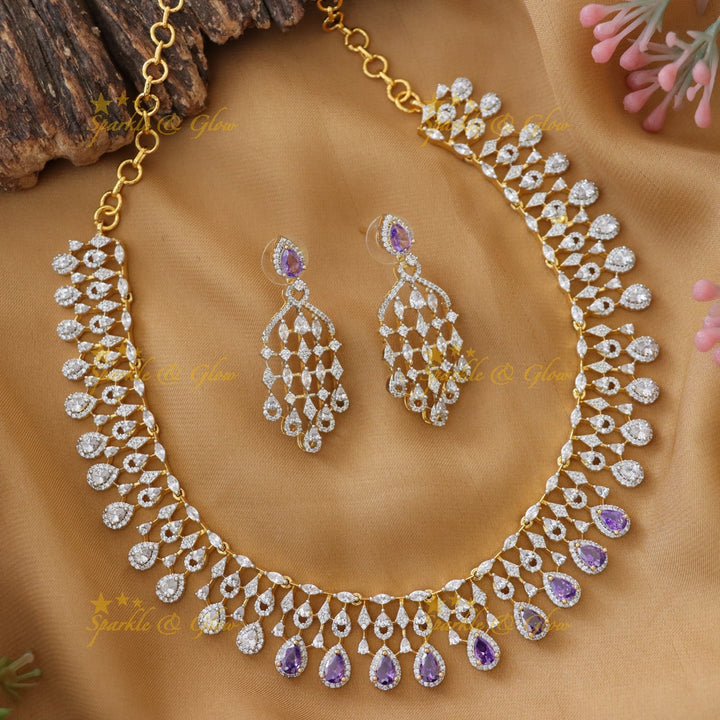 Elegant Gold-Plated Necklace for Festive Celebrations