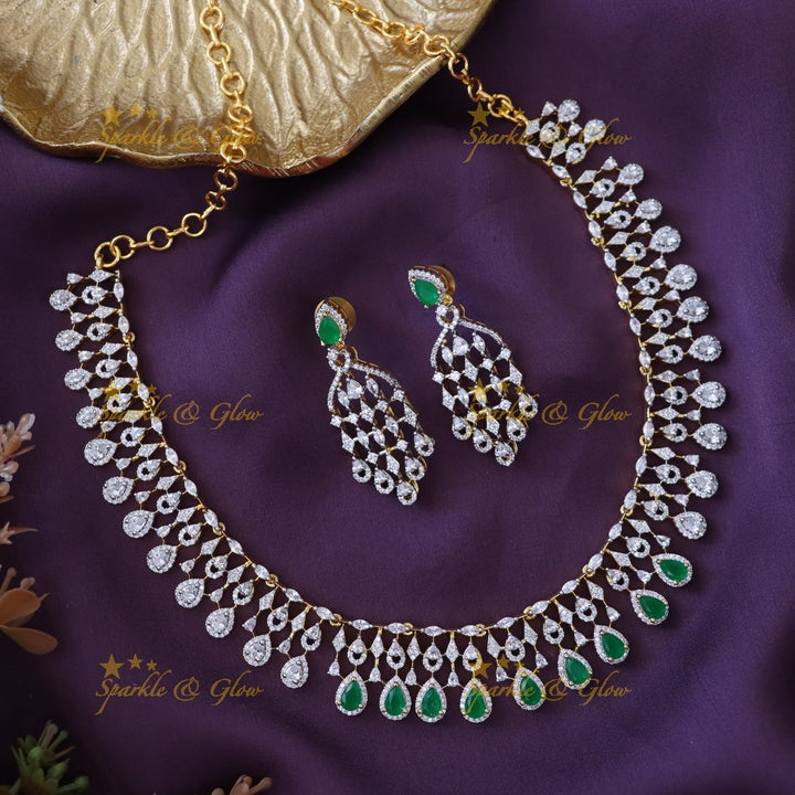 Elegant Gold-Plated Necklace for Festive Celebrations
