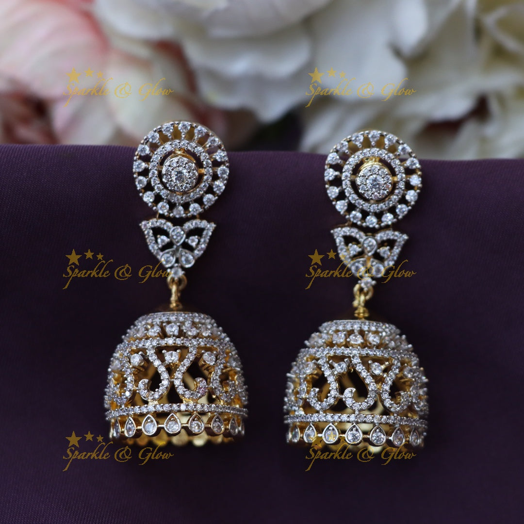 Exquisite Gold Long Necklace Set for Weddings & Celebrations