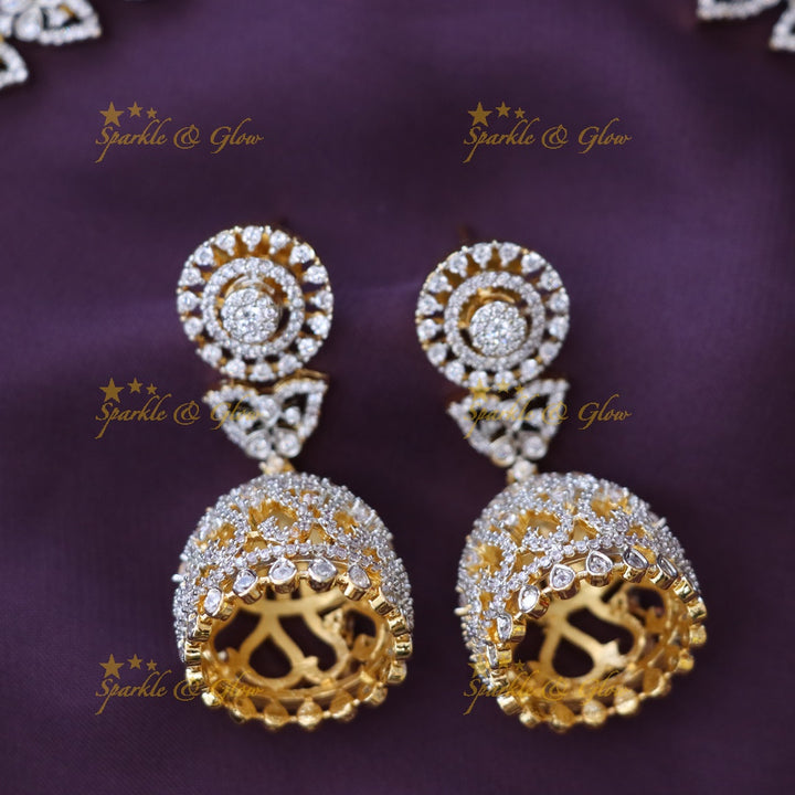 Exquisite Gold Long Necklace Set for Weddings & Celebrations