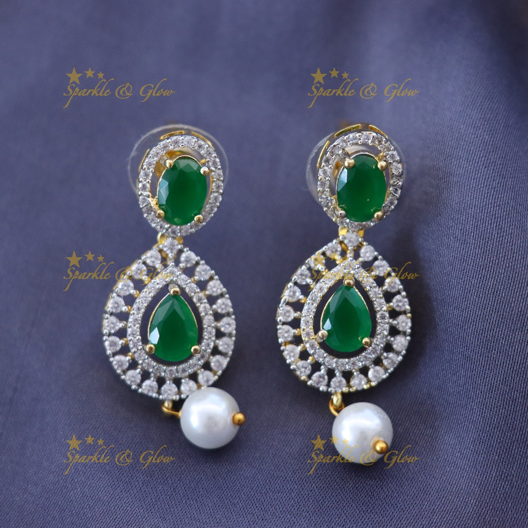 Elegant Gold Plated Necklace Set for Weddings | Sparkle & Glow