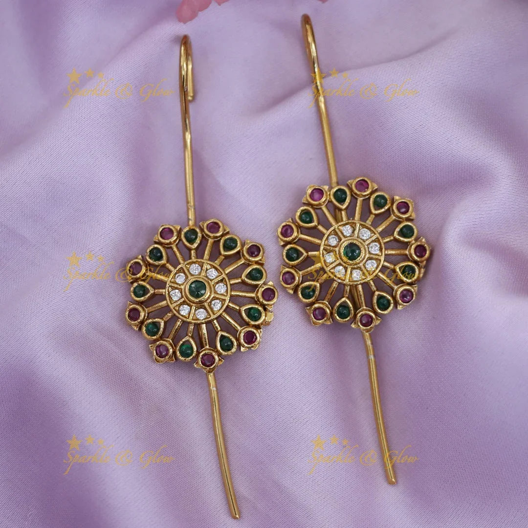 Exquisite Gold-Plated Ear Cuffs for Weddings & Festivities
