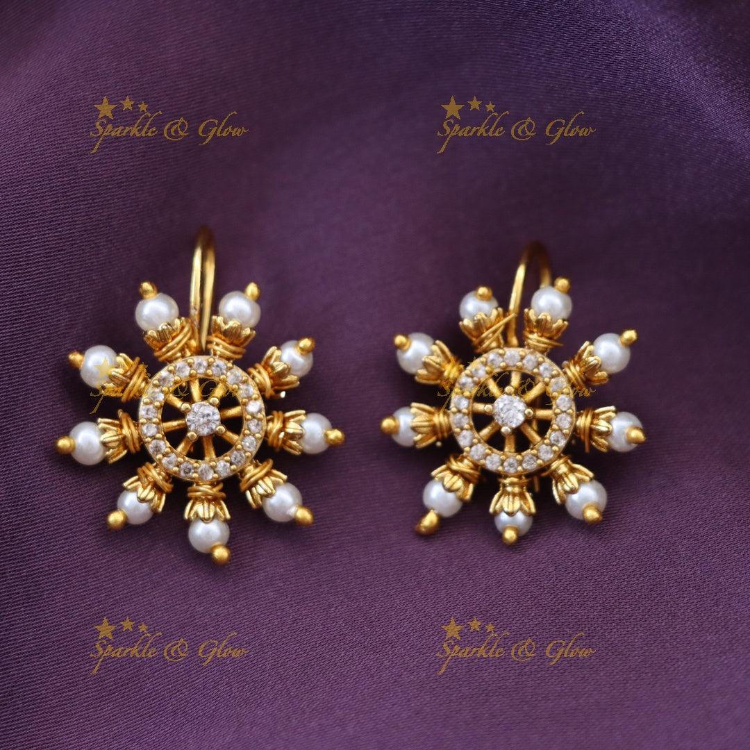 Exquisite Gold Bugadi Earrings - Perfect for Festivities