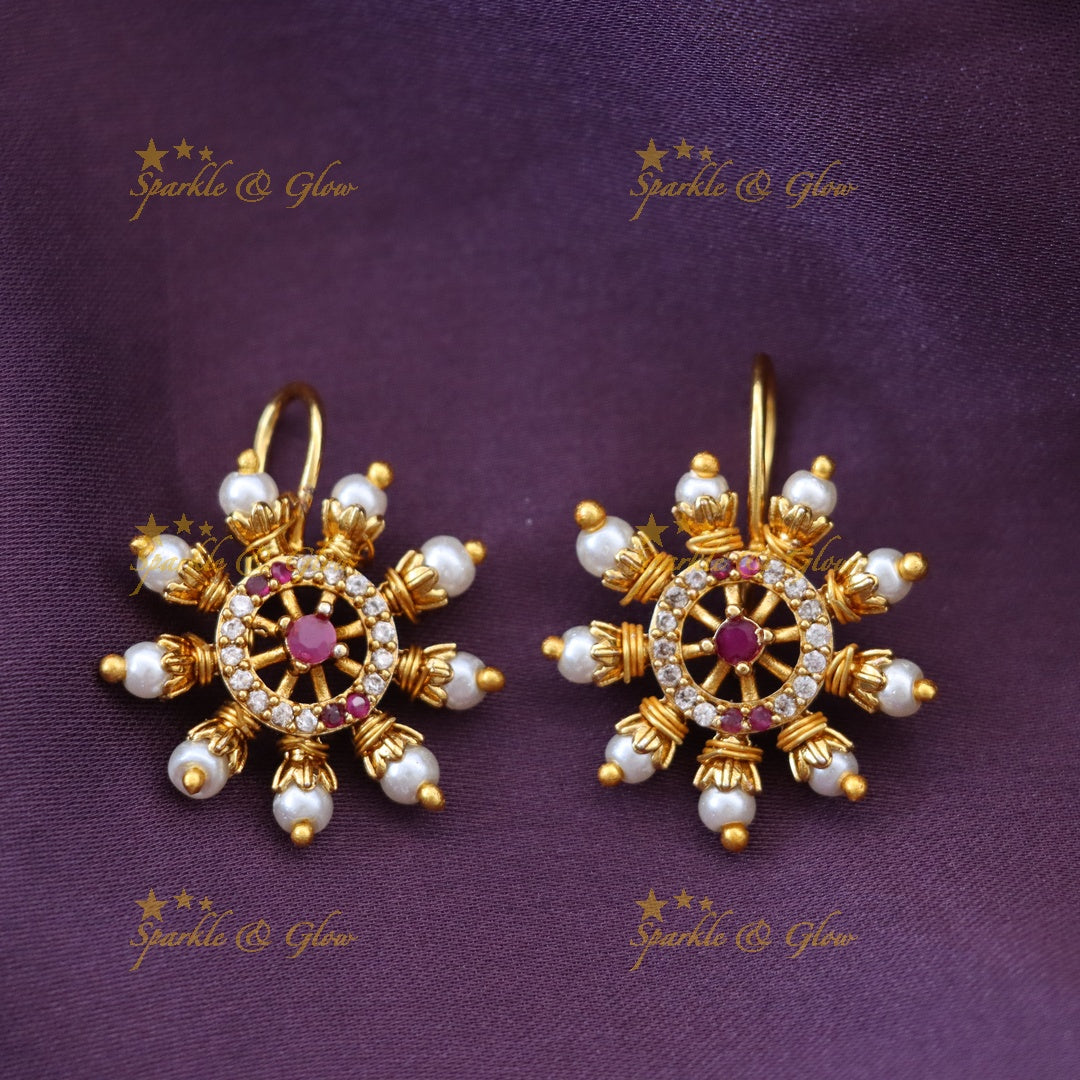 Exquisite Gold Bugadi Earrings - Perfect for Festivities