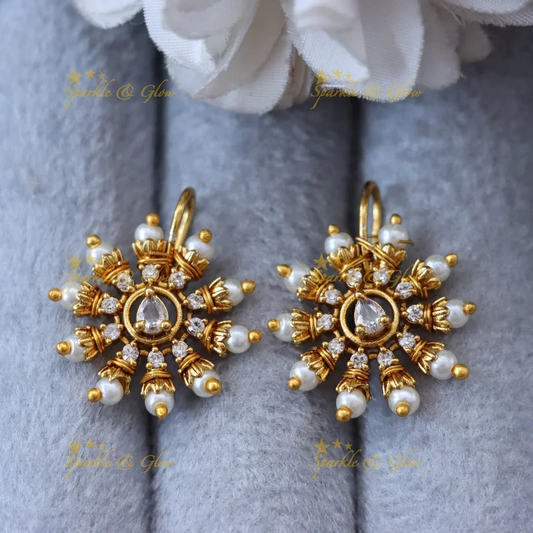 Gold-Plated Bugadi Earrings for Celebrations