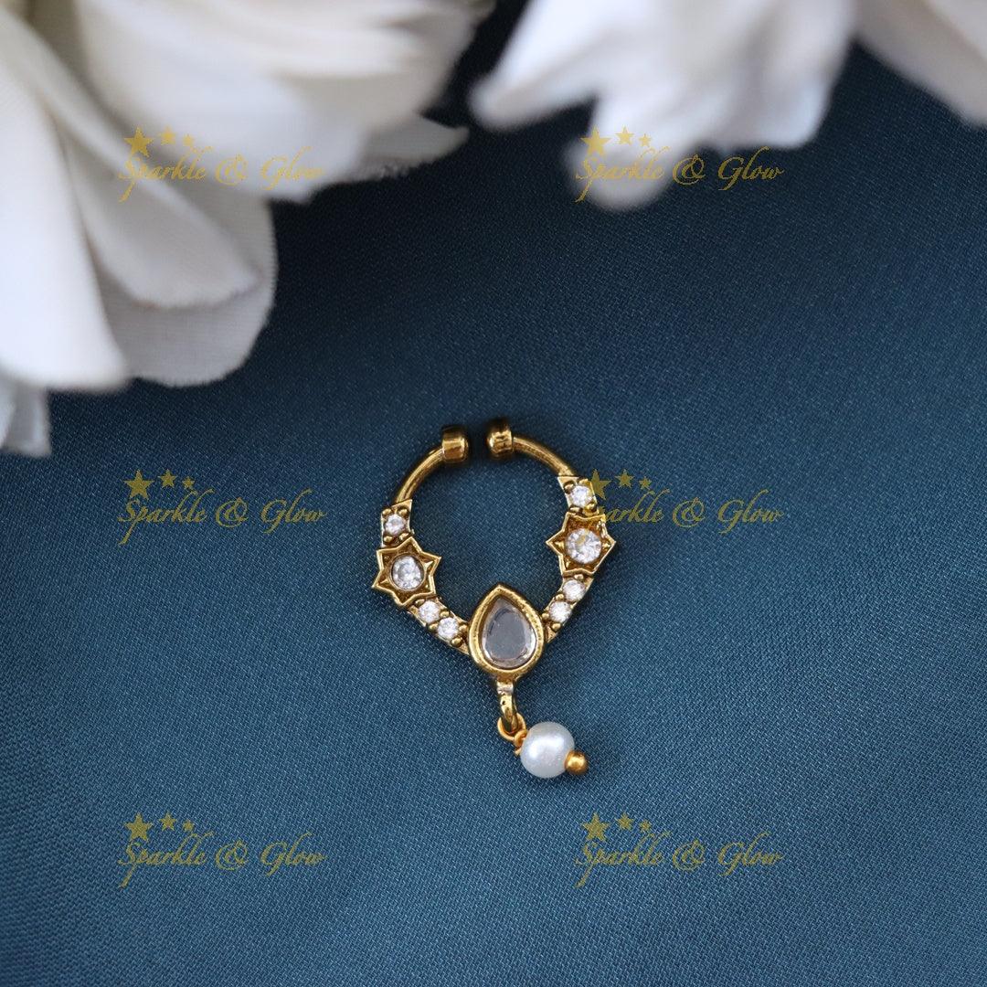 Stunning Wedding Gold Nose Ring for Elegant Brides