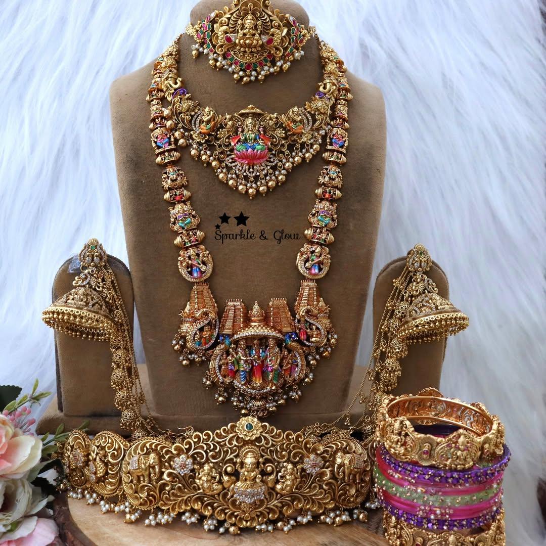 Srinivasa Kalyanam Bridal Jewellery Set - Elegant Beauty