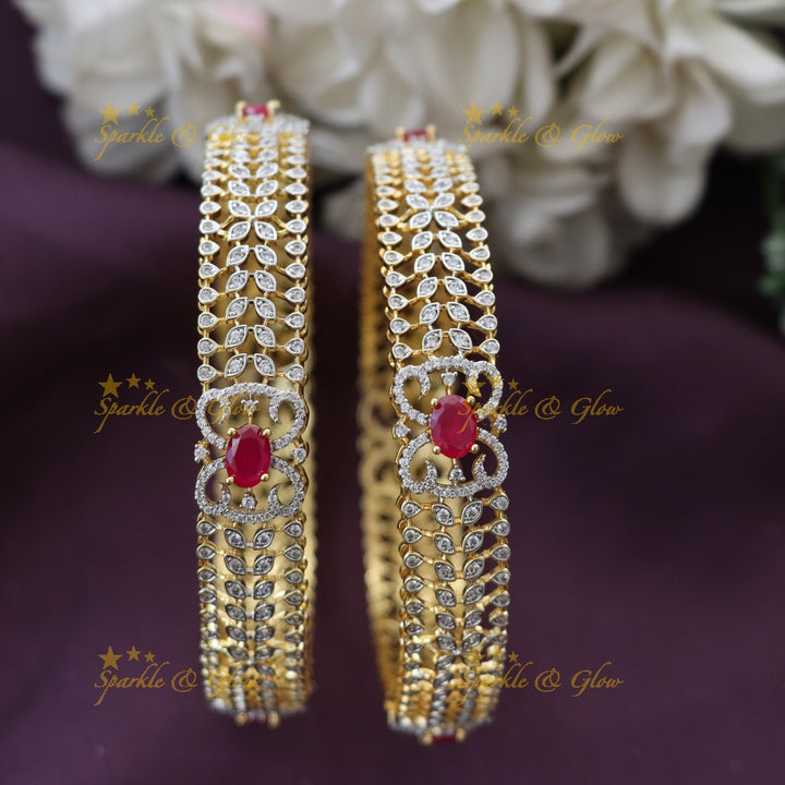 Exquisite Gold Festive Bangles Online