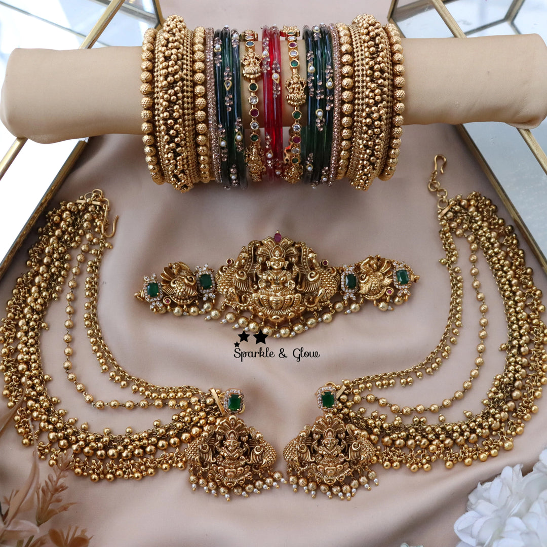 Exquisite Lakshmi Bridal Choker Set for Elegance