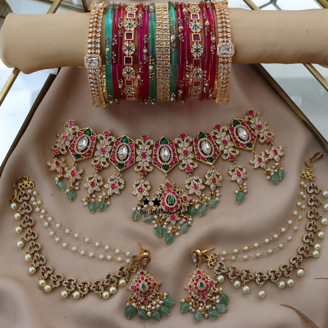 Exquisite Stone Choker Set for Elegant Weddings
