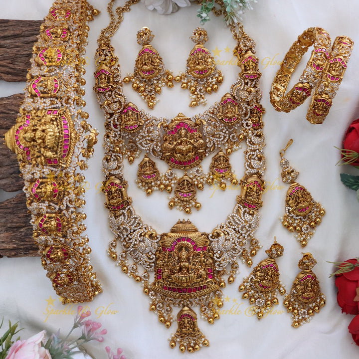 Exquisite Indian Temple Jewellery Set for Brides
