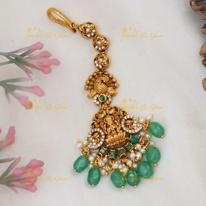 Exquisite Gold Maang Tikka for Weddings & Festivals