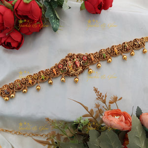 Exquisite Gold-Alike Temple Hip Chain - Festive Shine