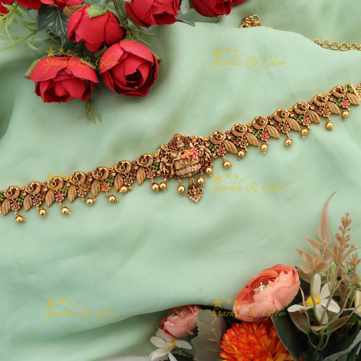 Exquisite Gold Temple Hip Chain - Perfect for Weddings