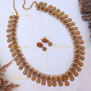 Elegant Festival Temple Haram Necklace for Weddings