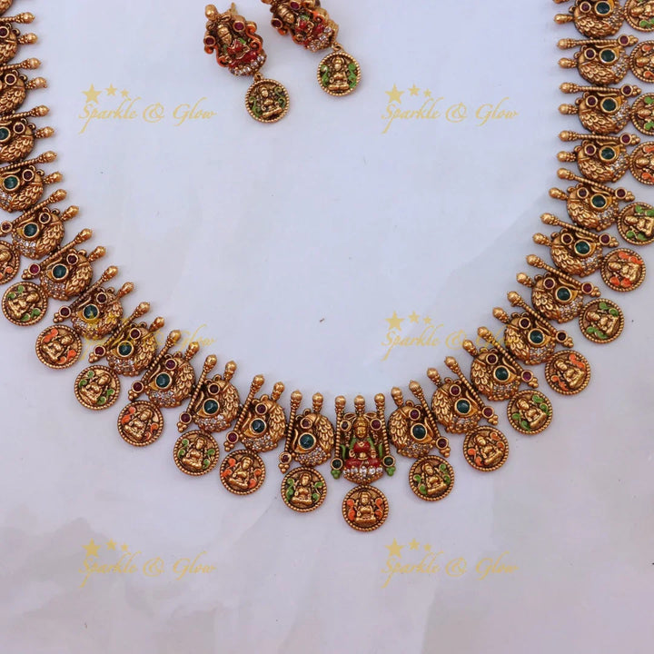 Elegant Festival Temple Haram Necklace for Weddings