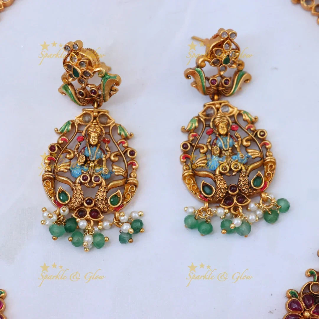 Exquisite Divine Temple Necklace for Festive Occasions