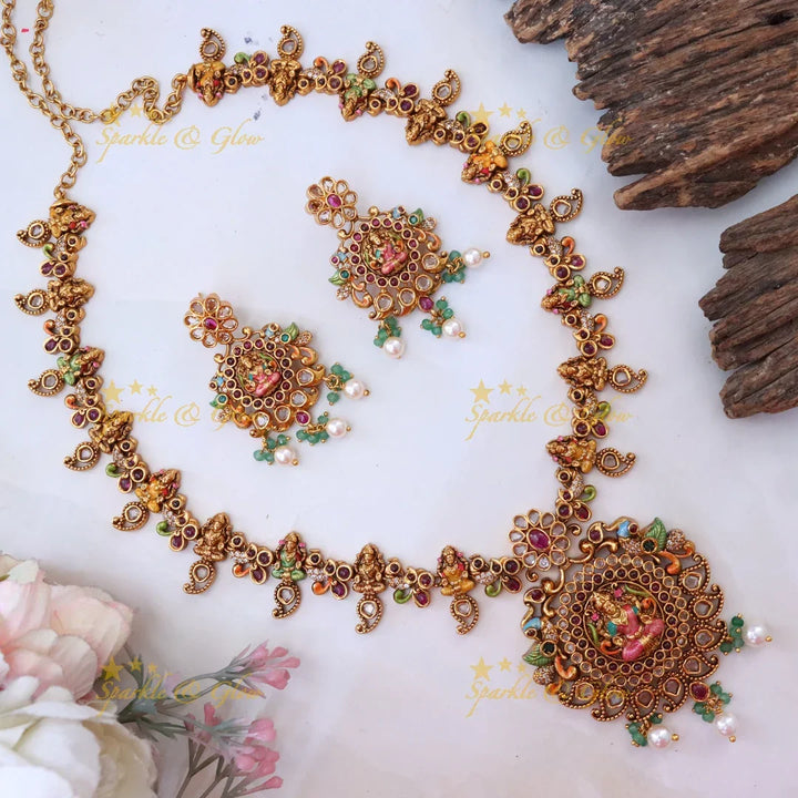Exquisite Long Necklace for Festive & Wedding Glamour