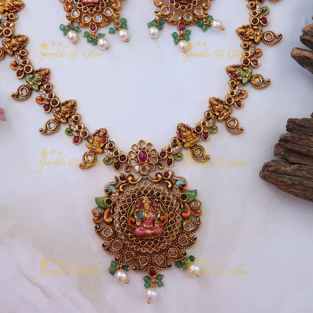 Exquisite Long Necklace for Festive & Wedding Glamour