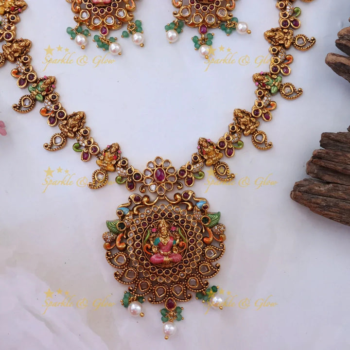 Exquisite Long Necklace for Festive & Wedding Glamour