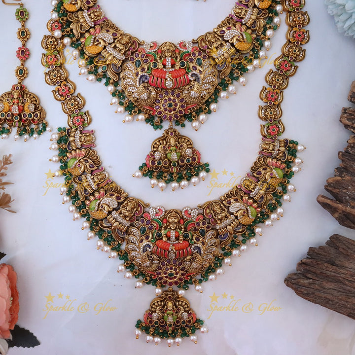 Exquisite Bridal Temple Necklace Set for Grand Weddings