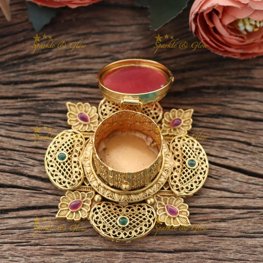 Exquisite Kumkum Box for Traditional Festivities