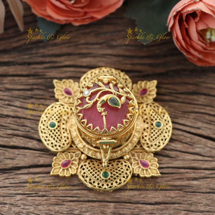 Exquisite Kumkum Box for Traditional Festivities