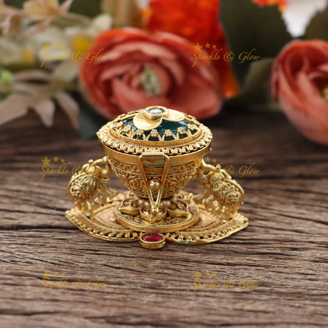Exquisite Kumkum Box for Radiant Festive Celebrations