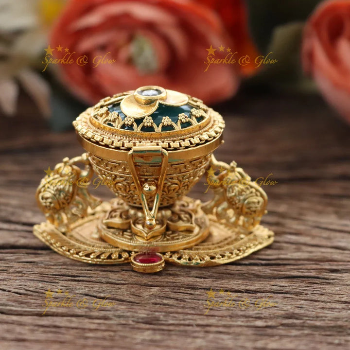 Exquisite Kumkum Box for Radiant Festive Celebrations