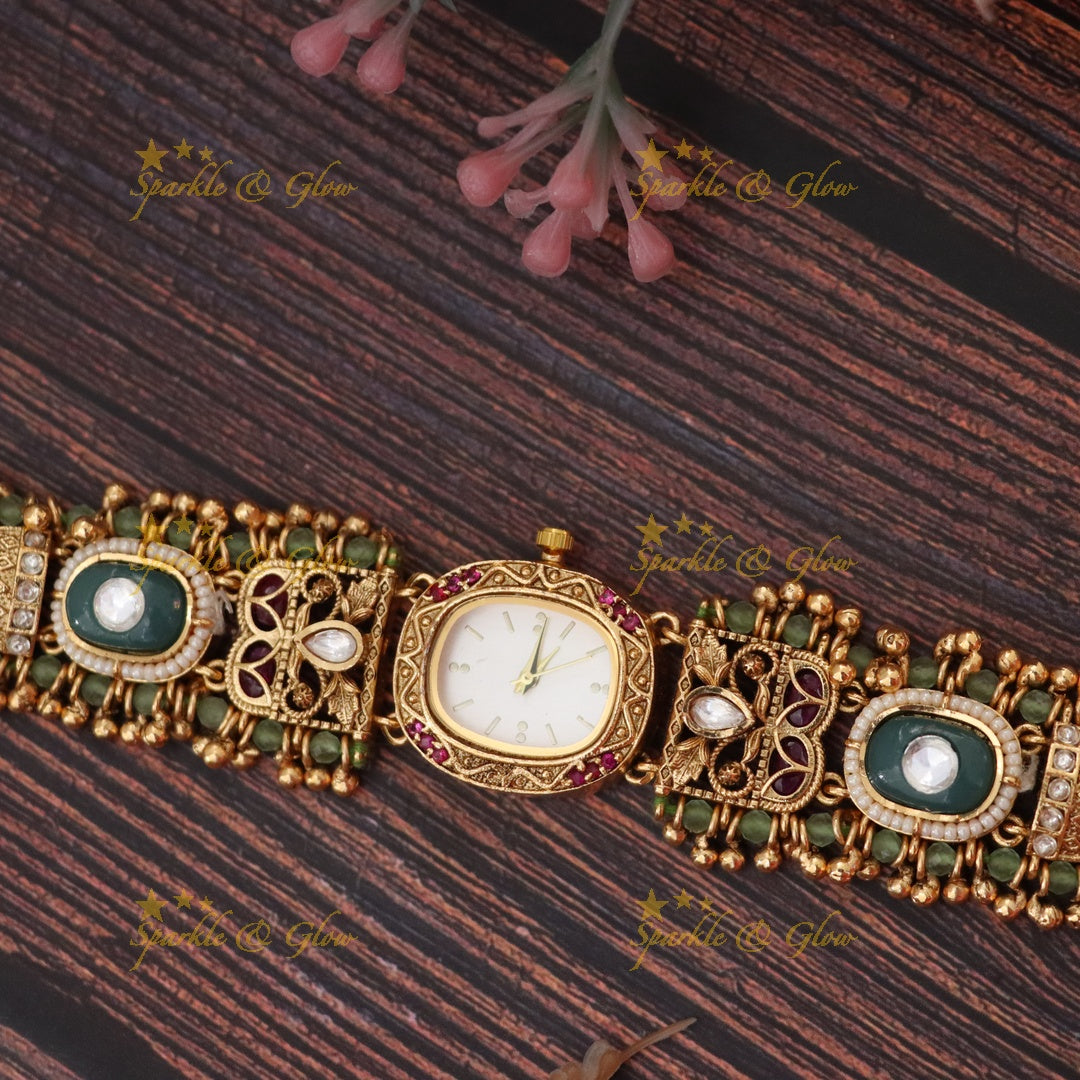 Antique Bridal Watch Bracelet - Timeless Elegance