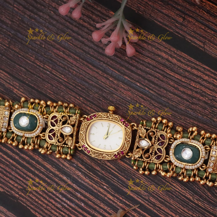 Antique Bridal Watch Bracelet - Timeless Elegance